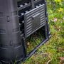 Voir la diapositive 5 : BRIXO Composteur de jardin 740 Litres 93,3 X 93,3 X H113 cm KOMPOBOX BRIXO