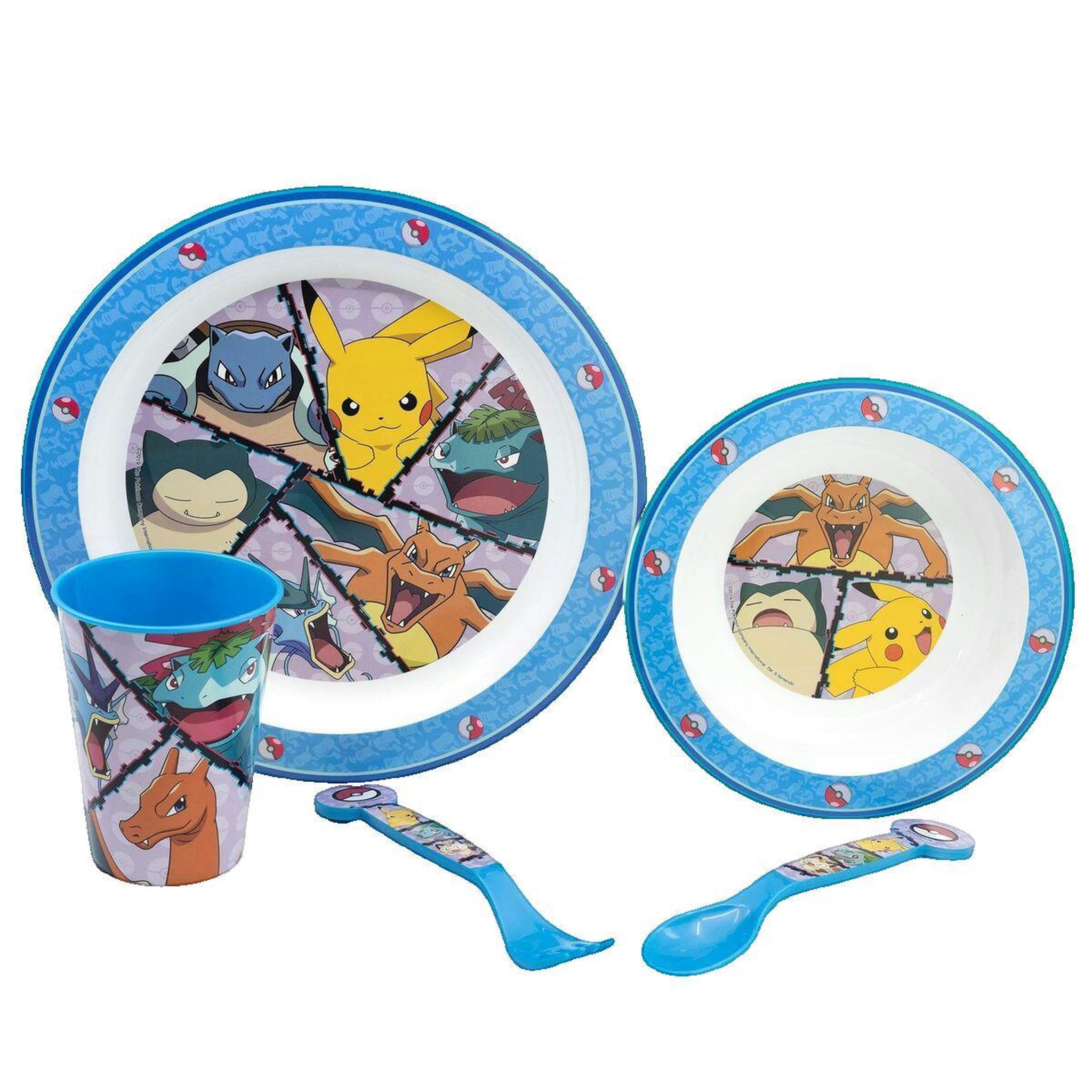 Voir la diapositive 2 : Pokemon Ensemble de vaisselle enfant Pokémon multicolore