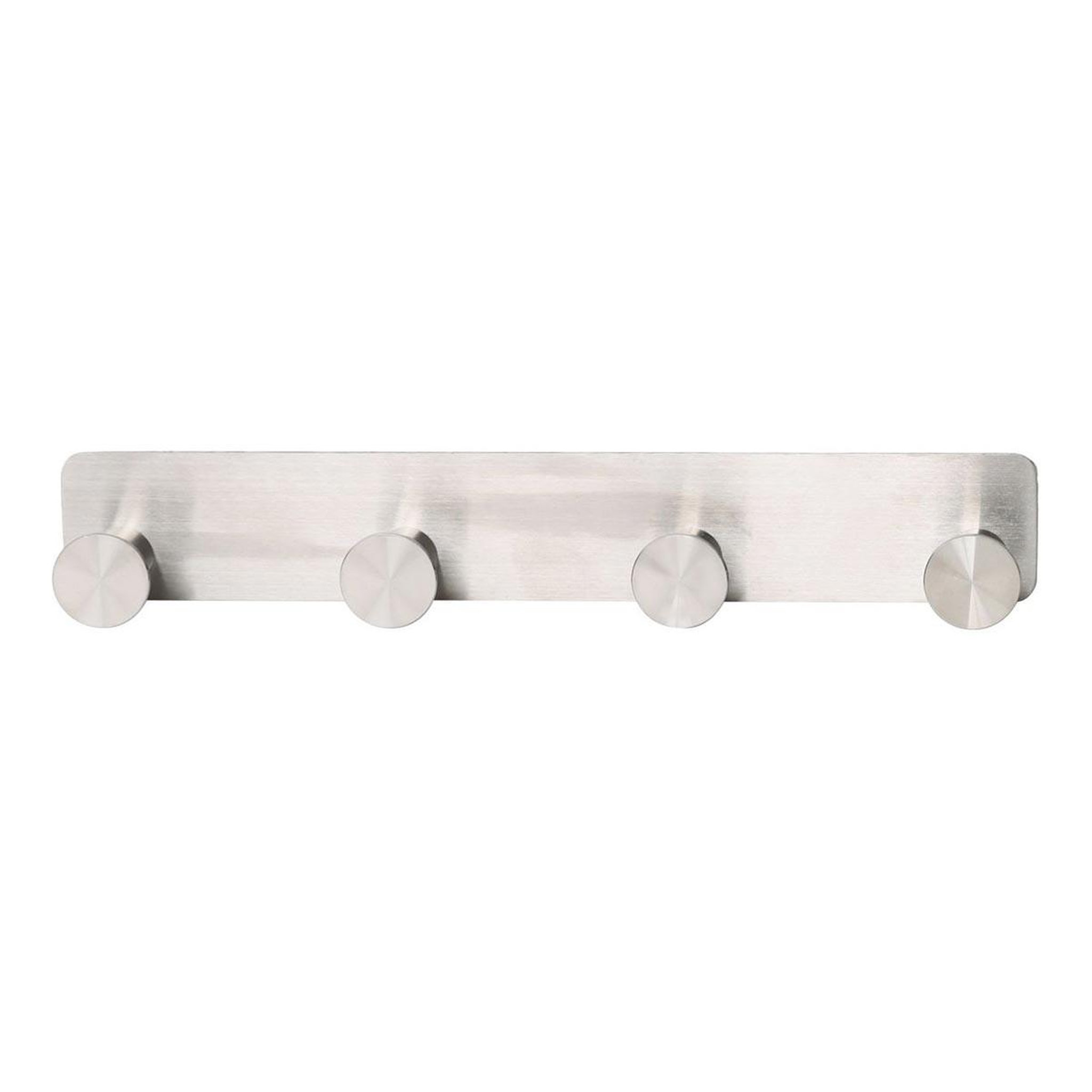 Douceur d'Intérieur Patère adhésive 4 crochets  fixeo  25cm chrome