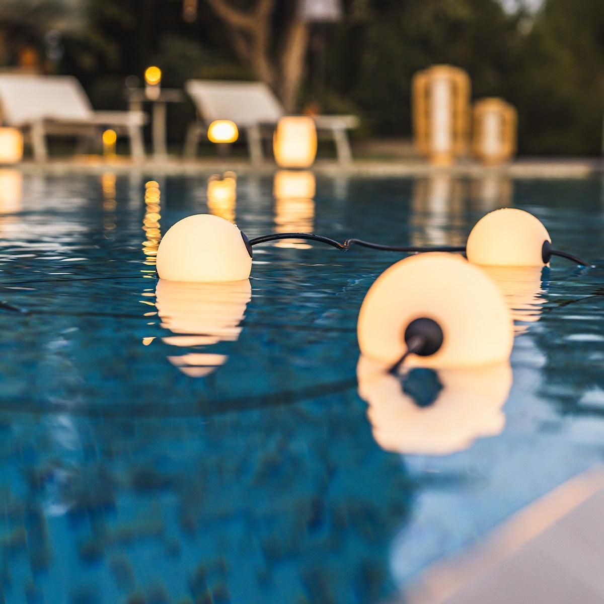 Lumisky Guirlande lumineuse d'extérieur BOLLY Blanc Plastique 5,5M