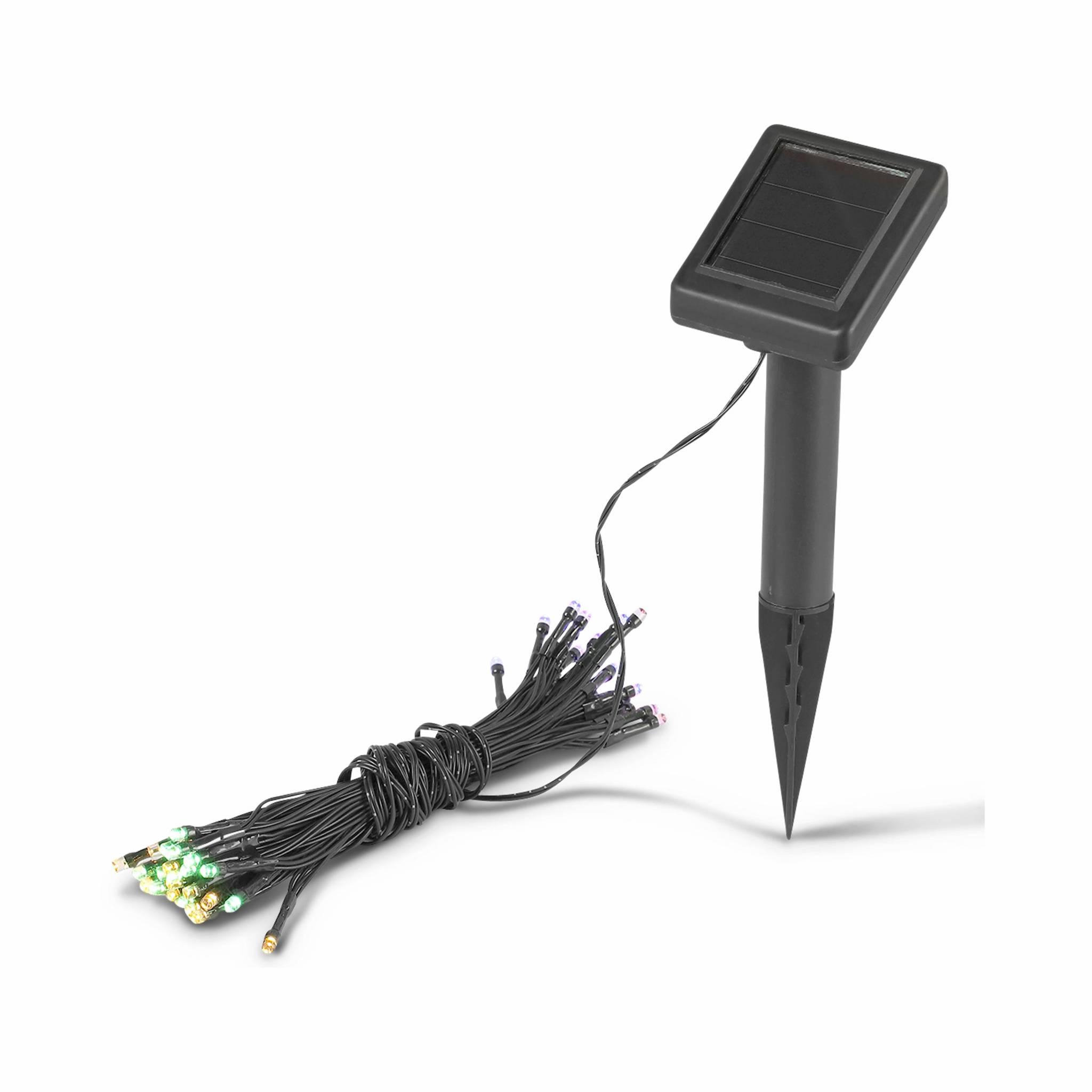 Voir la diapositive 1 : SWEEEK Guirlande lumineuse solaire. Classe énergétique A+++. couleur LED : multicolore. guirlande d'extérieur