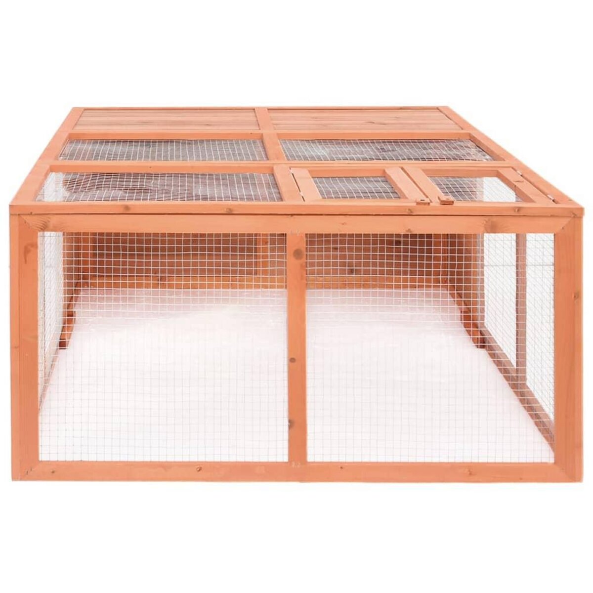 VIDAXL Cage pour animaux de jardin 150x100x50 cm Bois de sapin massif