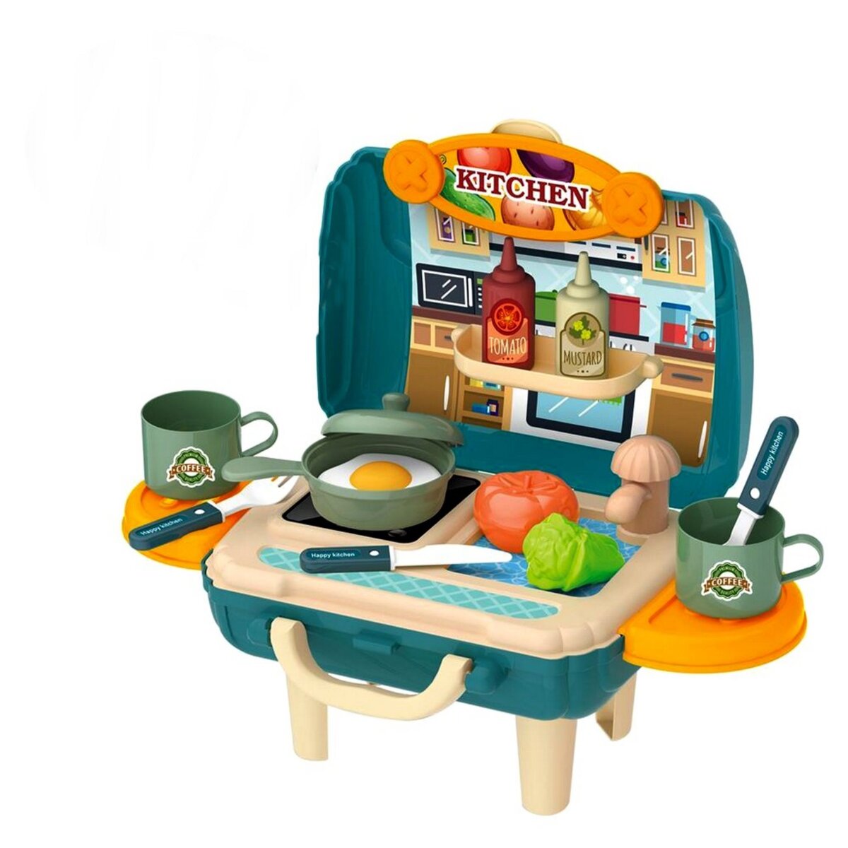 Dinette en Bois pour Enfant - À Table (Service)