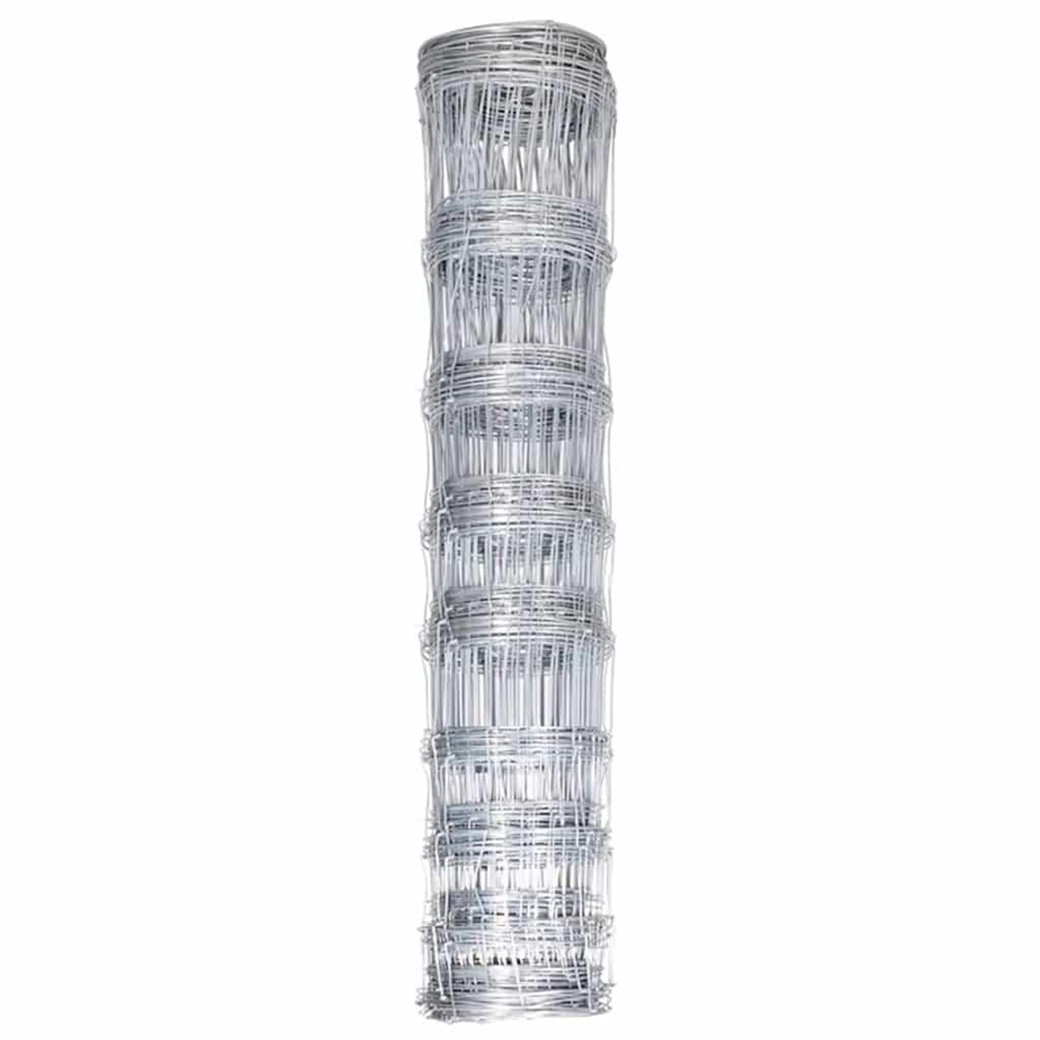 Voir la diapositive 2 : VIDAXL Cloture de jardin acier galvanise 50x1,2 m argente