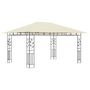 Voir la diapositive 5 : VIDAXL Tonnelle avec moustiquaire et lumieres LED 4x3x2,73 m Creme