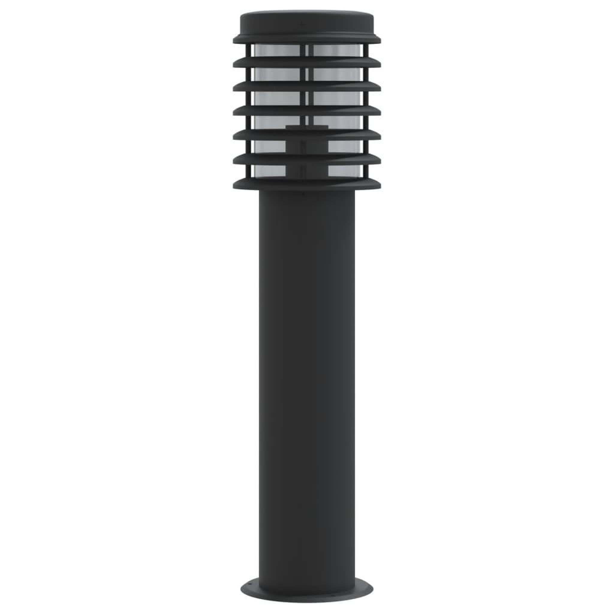 Voir la diapositive 5 : VIDAXL Lampadaire d'exterieur noir 60 cm acier inoxydable