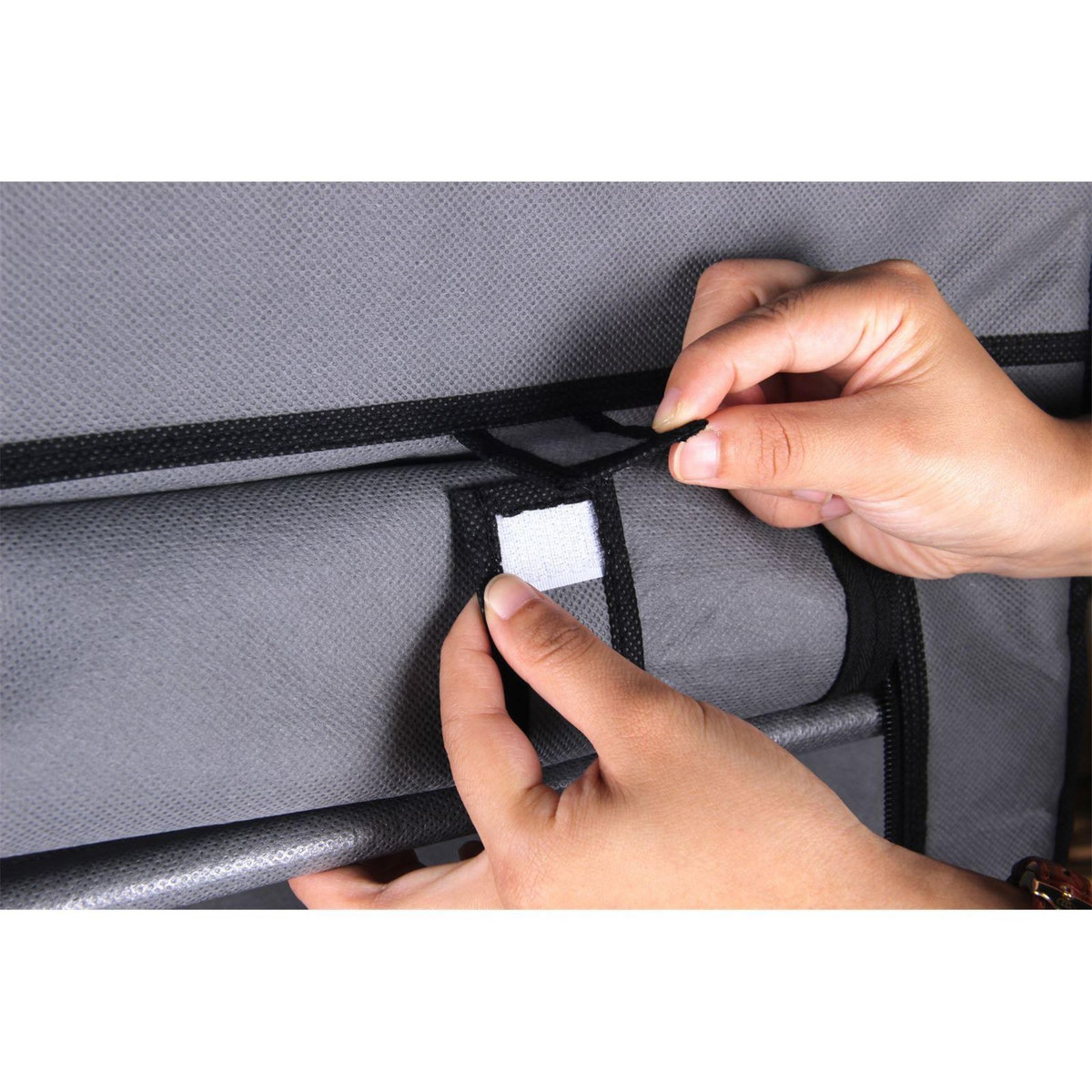 IDIMEX Meuble à chaussures en tissu TAMARA, 8 tablettes