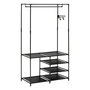 Voir la diapositive 1 : ATMOSPHERA Portant à Vêtements Avec 6 Étagères  Intissa  160cm Noir