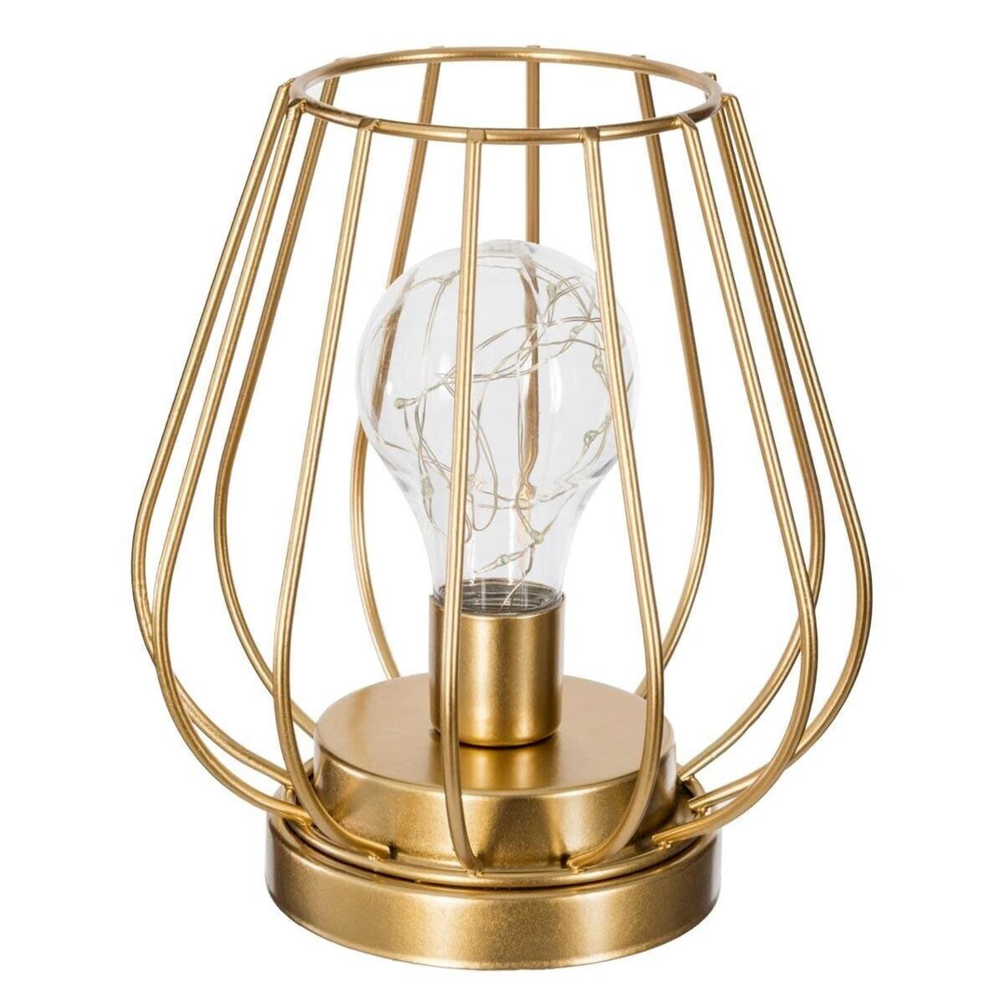 ATMOSPHERA Lampe à poser en métal microled  luz  17cm or