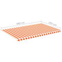 Voir la diapositive 6 : VIDAXL Tissu de remplacement pour auvent Jaune et orange 5x3 m