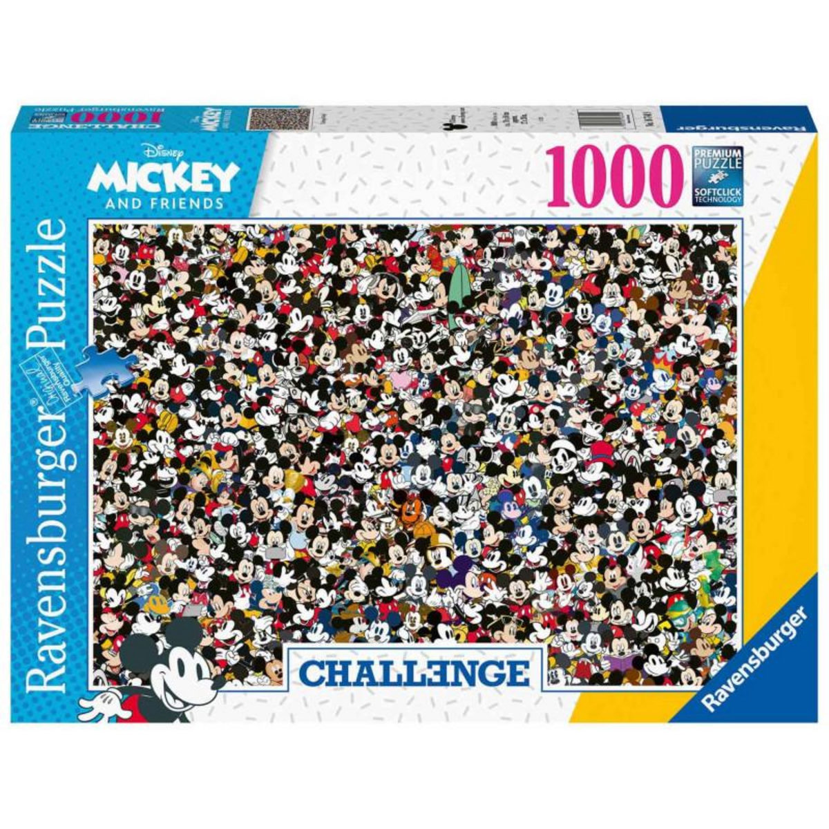 RAVENSBURGER RAVENSBURGER Challenge Puzzle Mickey Mouse, 1000st.