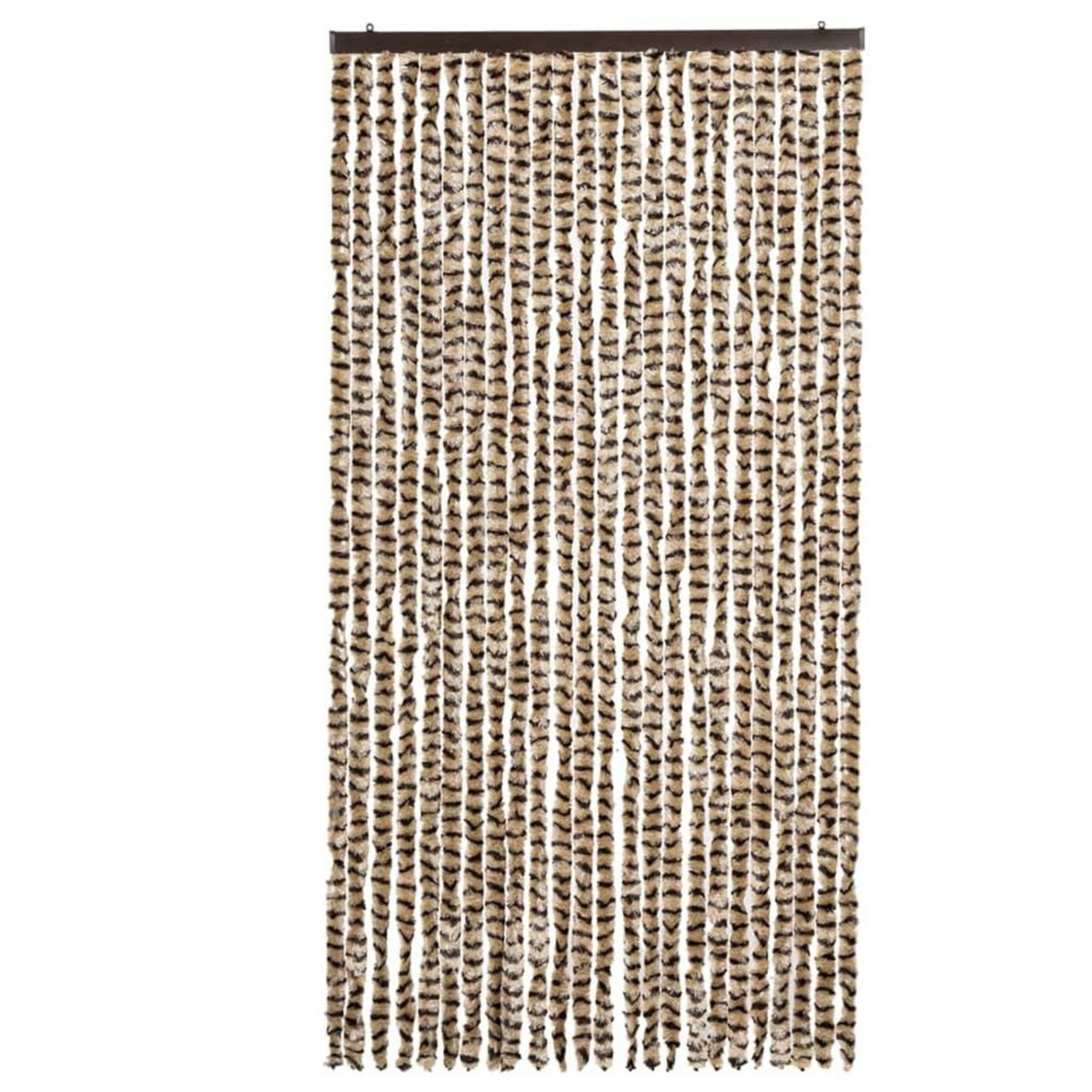 VIDAXL Moustiquaire Beige et marron 100x220 cm Chenille