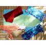 ACTUEL Drap de plage en coton 365 gr/m2 motifs poissons MAORI