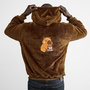 Voir la diapositive 5 : Paris Prix Plaid Sweat à Capuche  Capybara  105cm Marron