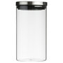 Voir la diapositive 2 : FIVE Bocal en Verre  Hermétique  1L Transparent
