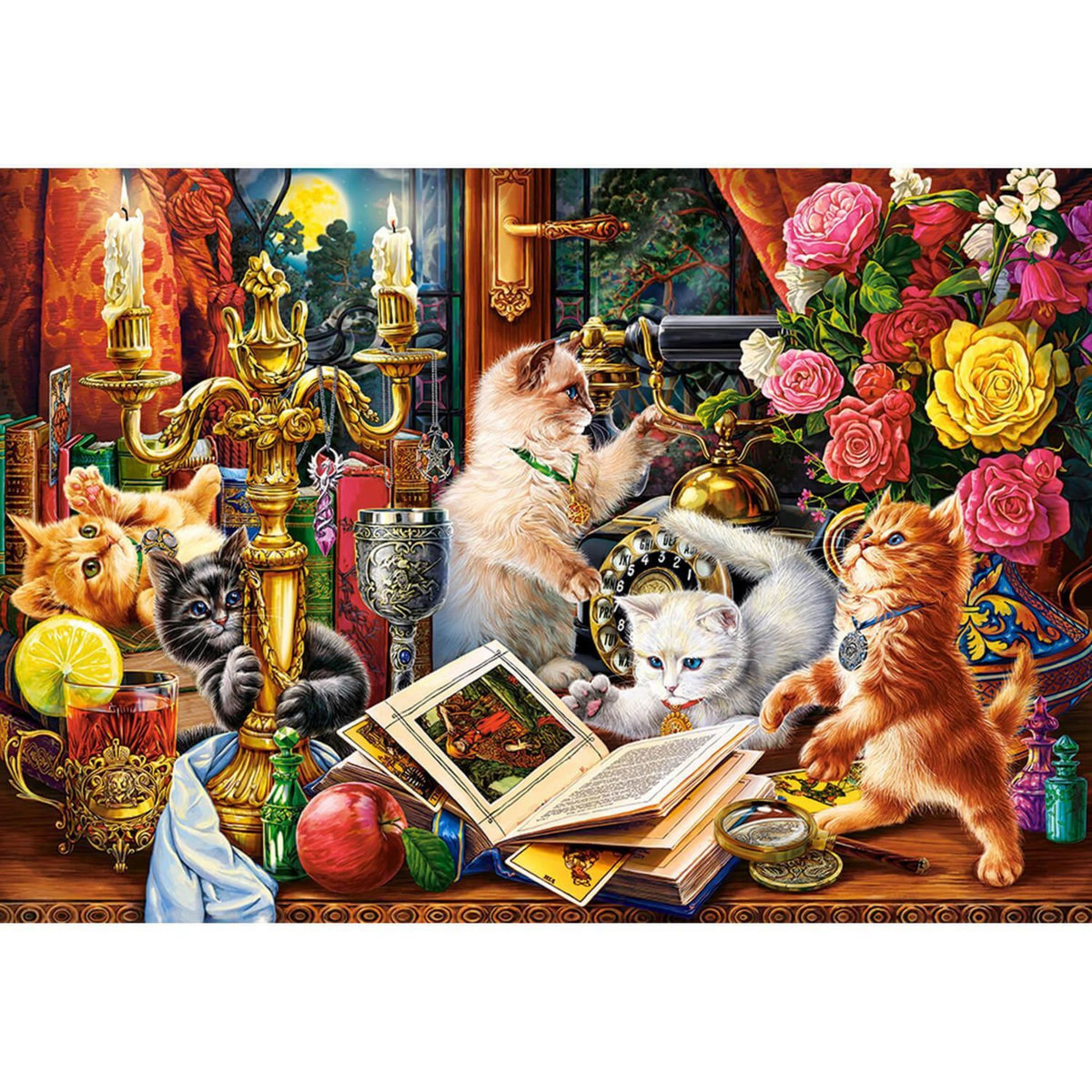 Castorland Puzzle 1000 pièces : Chatons Sorciers