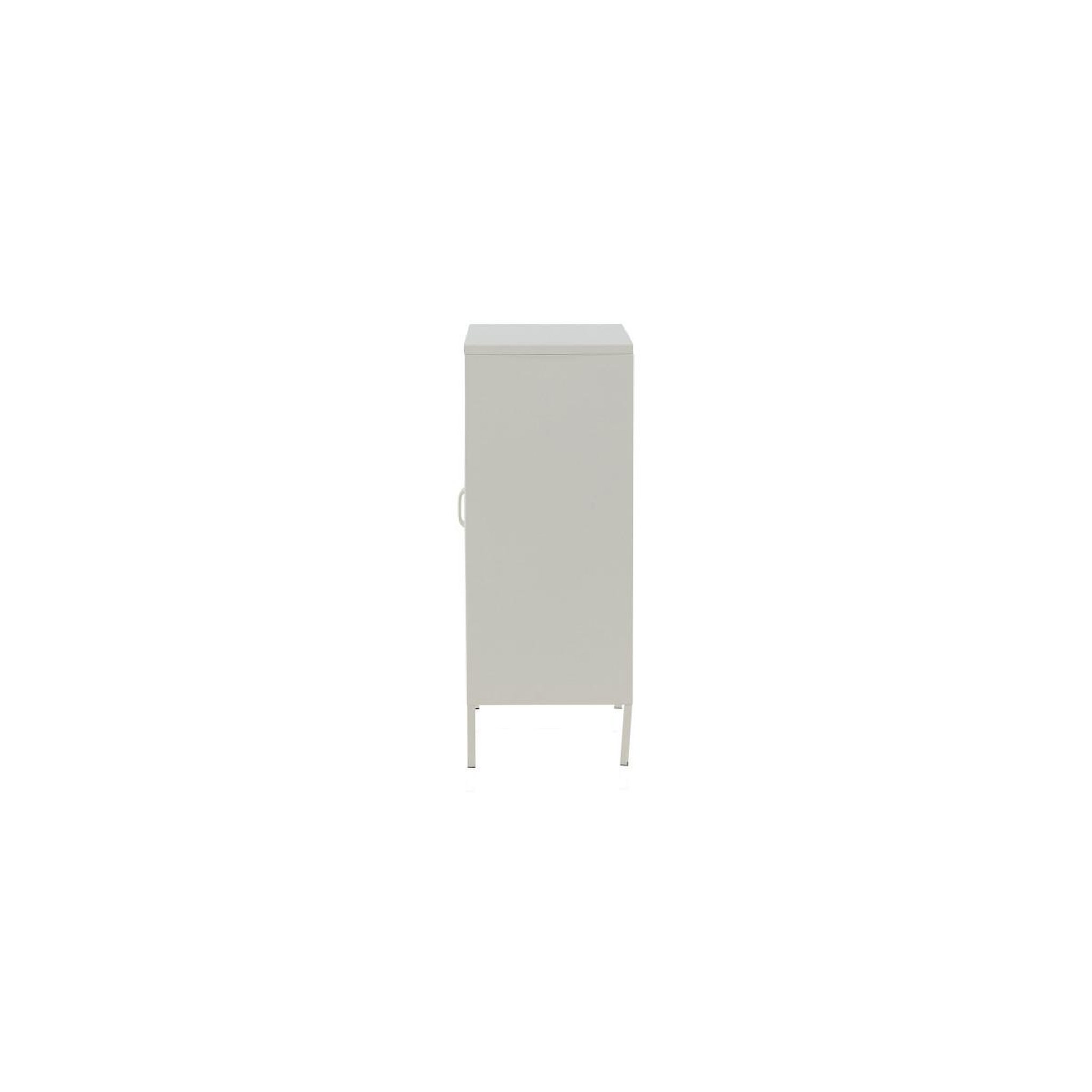 Voir la diapositive 3 : Paris Prix Buffet 2 portes en métal  misha  102cm blanc