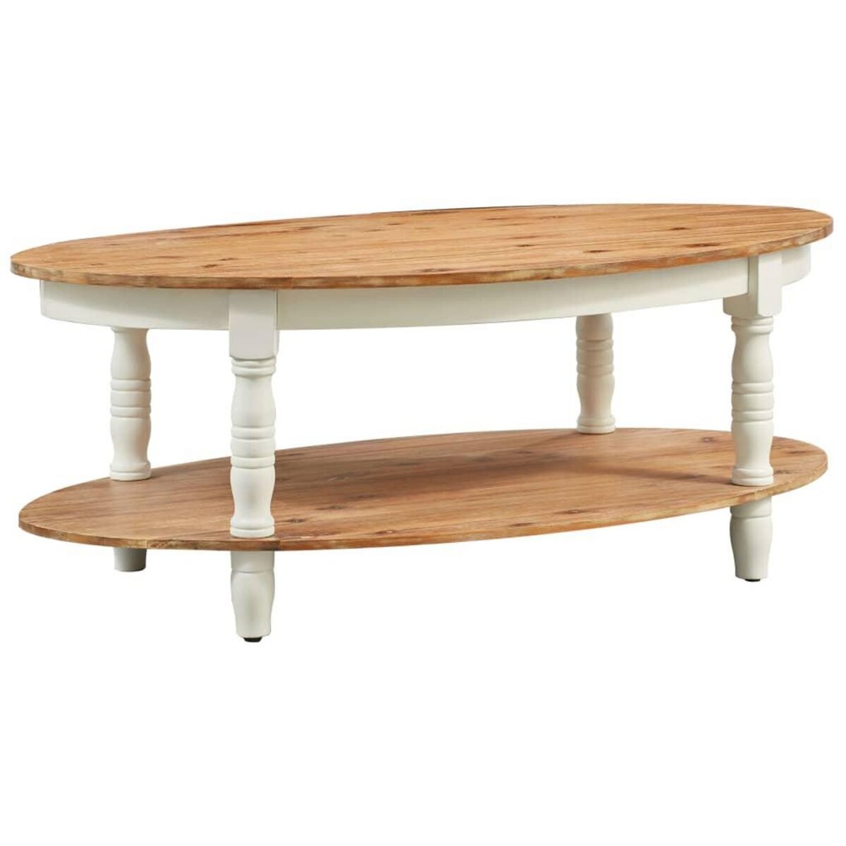 VIDAXL Table basse 102x62,5x42 cm Bois d'acacia solide
