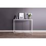 Voir la diapositive 6 : Paris Prix Console Design  Palace  110cm Gris Foncé & Blanc