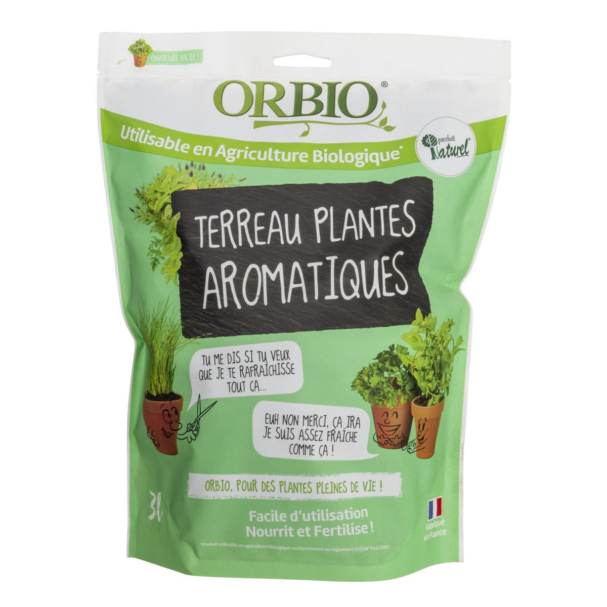 ORBIO Terreau aromatiques 3L Orbio