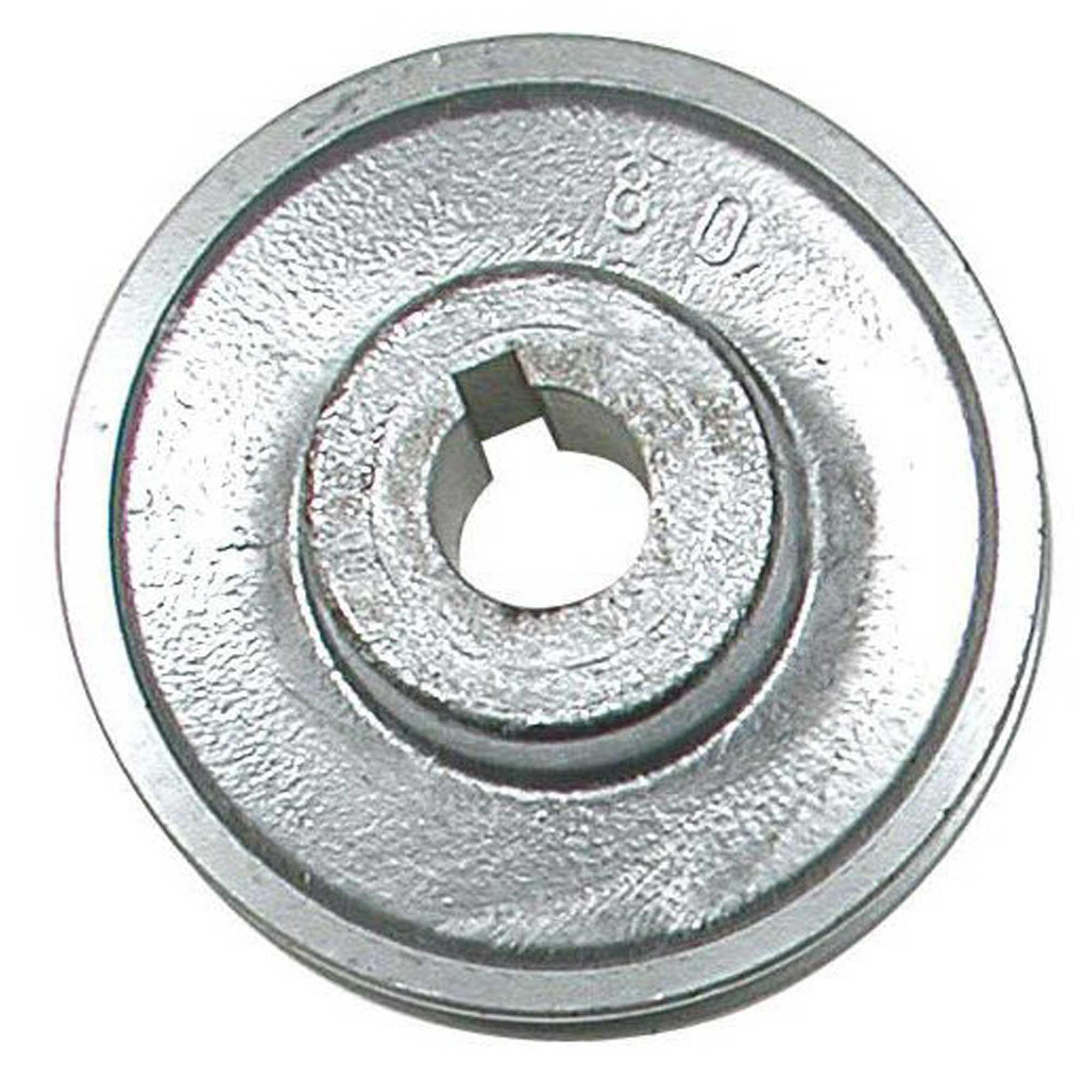 Voir la diapositive 2 : Ribitech Poulie en aluminium 80 mm Alésage 19mm