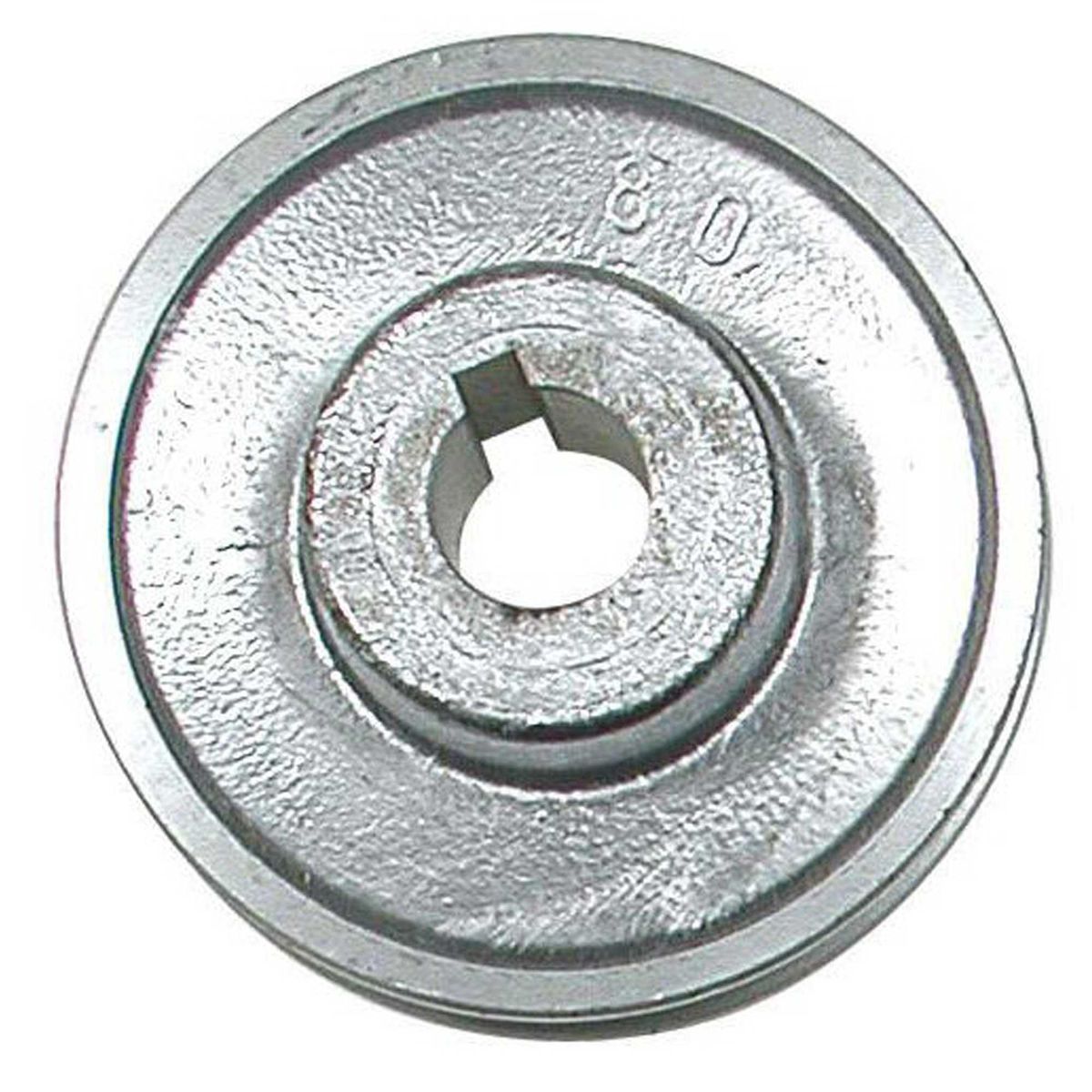 Ribitech Poulie en aluminium 80 mm Alésage 19mm