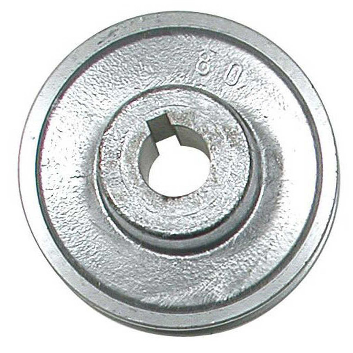 Ribitech Poulie en aluminium 80 mm Alésage 19mm