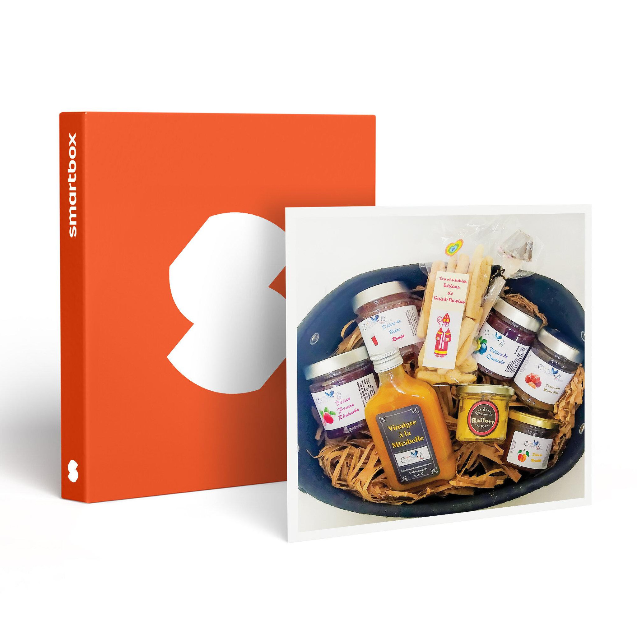 Smartbox Coffret gourmand aux notes d'alsace : 9 produits livrés chez vous - coffret cadeau gastronomie