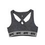 Voir la diapositive 1 : UFC Brassière à bretelles de sport et de crossfit - Femme - UFC - Noir - Taille XS
