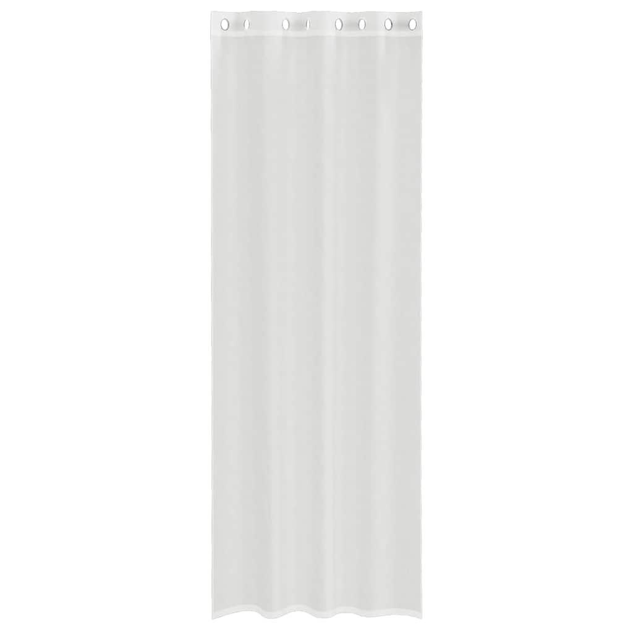 Voir la diapositive 4 : VIDAXL Rideaux en voile avec œillets 2 pcs blanc