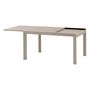 Voir la diapositive 6 : HESPERIDE Table de jardin extensible en aluminium effet bois 10 places EVASION