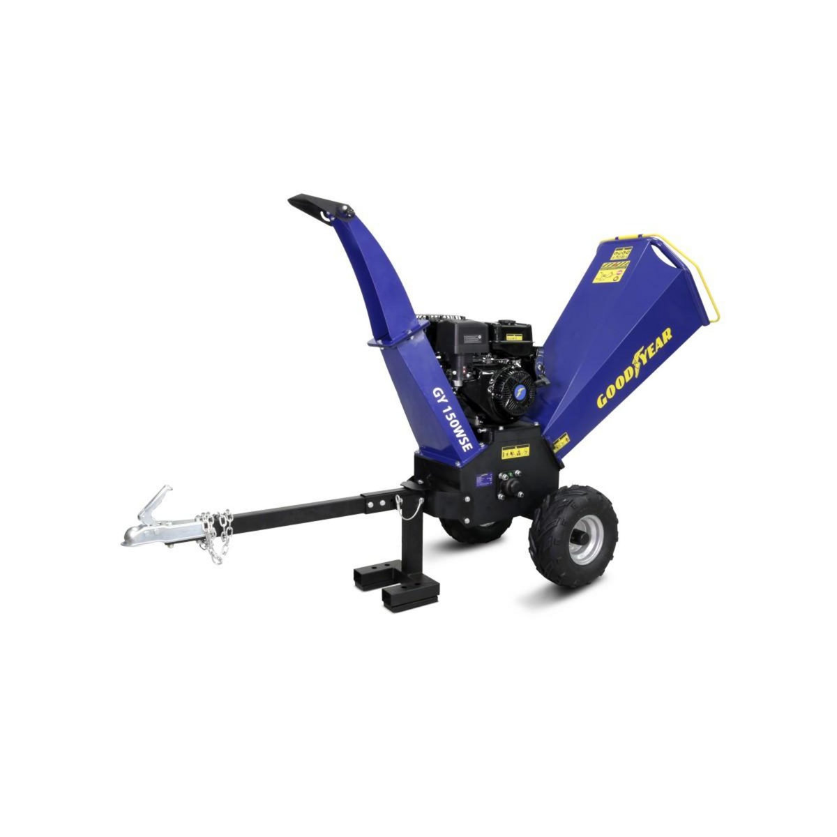 GOODYEAR Broyeur de végétaux thermique 15CV Branches Ø5 à 12cm Max Démarrage électrique GOODYEAR