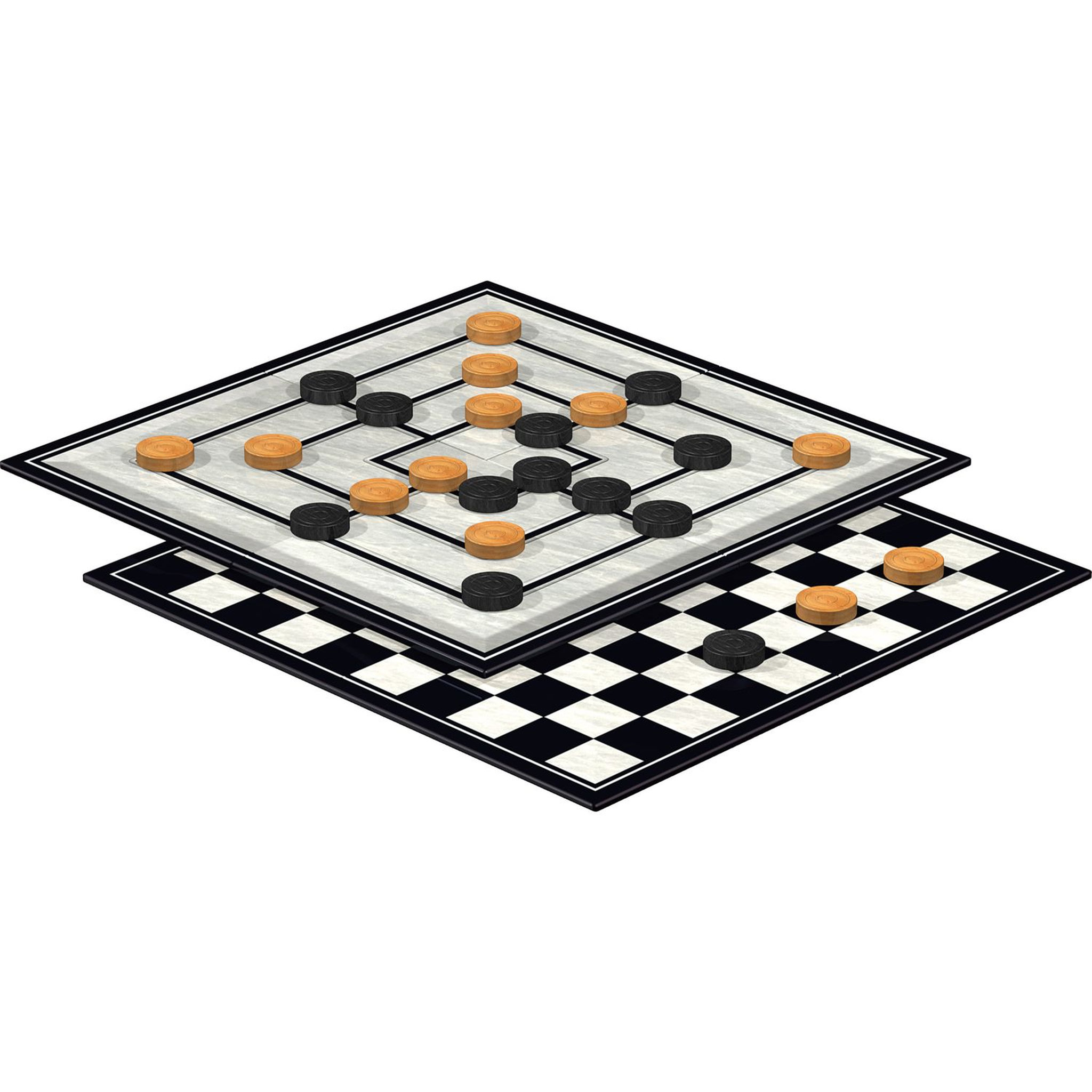 Voir la diapositive 2 : Schmidt Jeu de société - Les Classiques - Jeu de dames