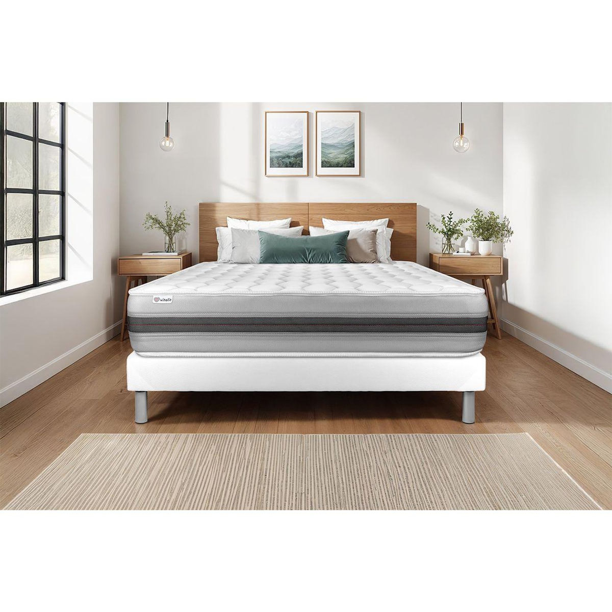 VITALIT Matelas VITALSPRING RECOVER 90 x 200 cm