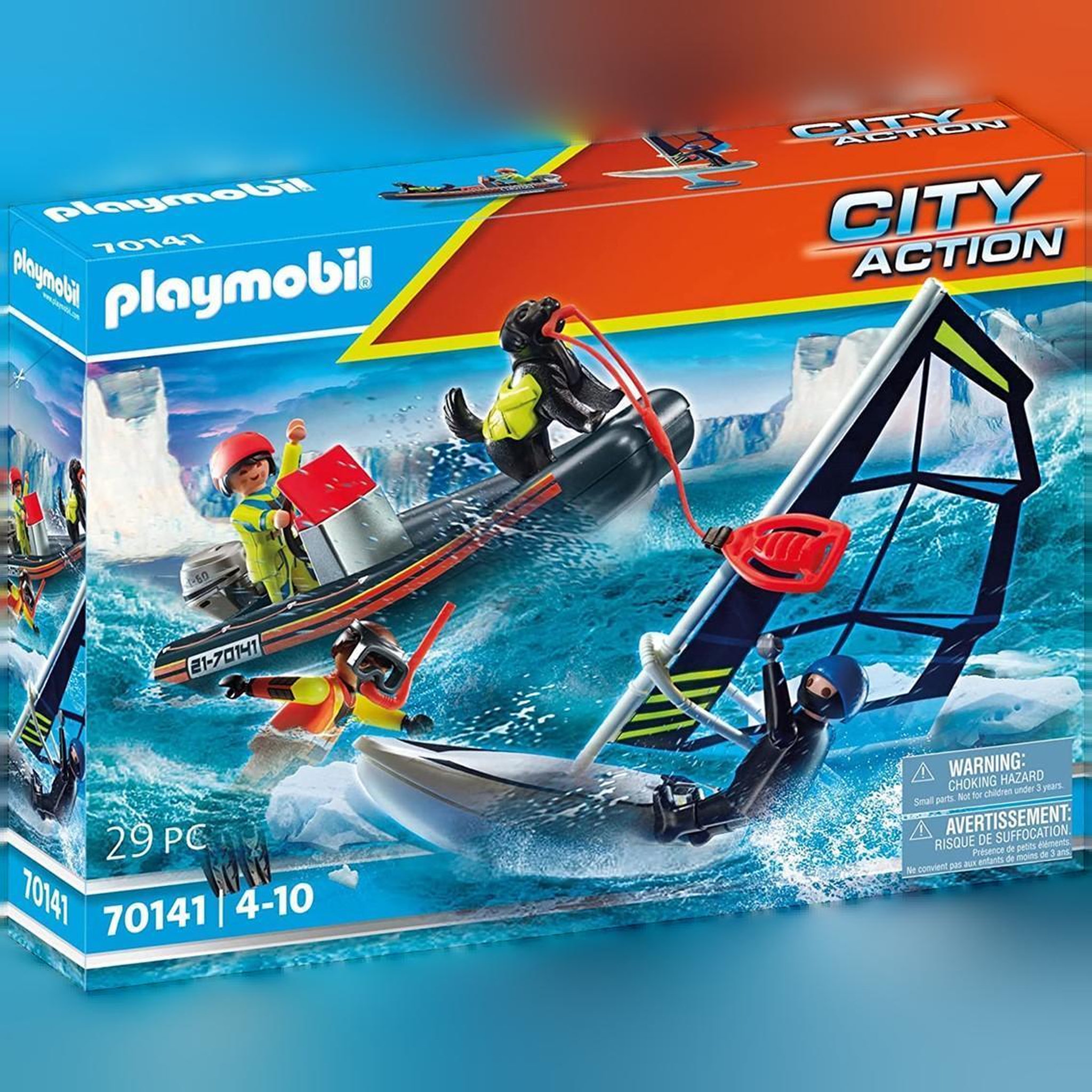 PLAYMOBIL Ensemble de jeu Playmobil Sauvetage Maritime multicolore