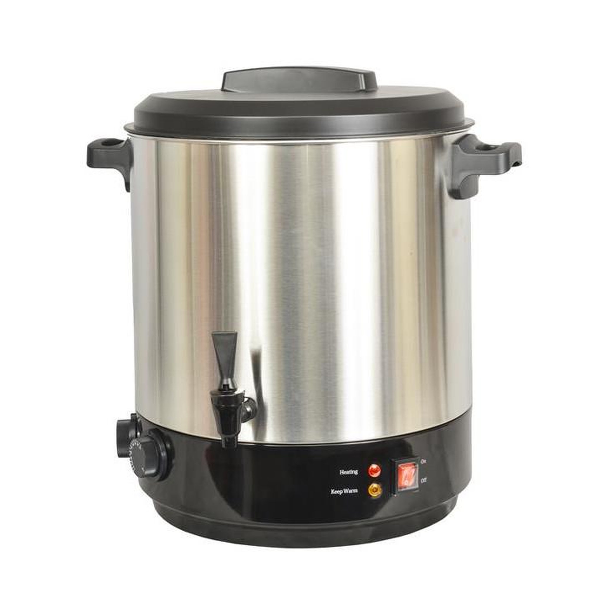 Kitchen chef Stérilisateur de bocaux électrique avec cuve inox robinet et minuteur 31l 2100w - kcpst31ix