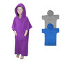 Voir la diapositive 1 : VIVEZEN Serviette poncho de bain ou de plage avec poche - Enfant