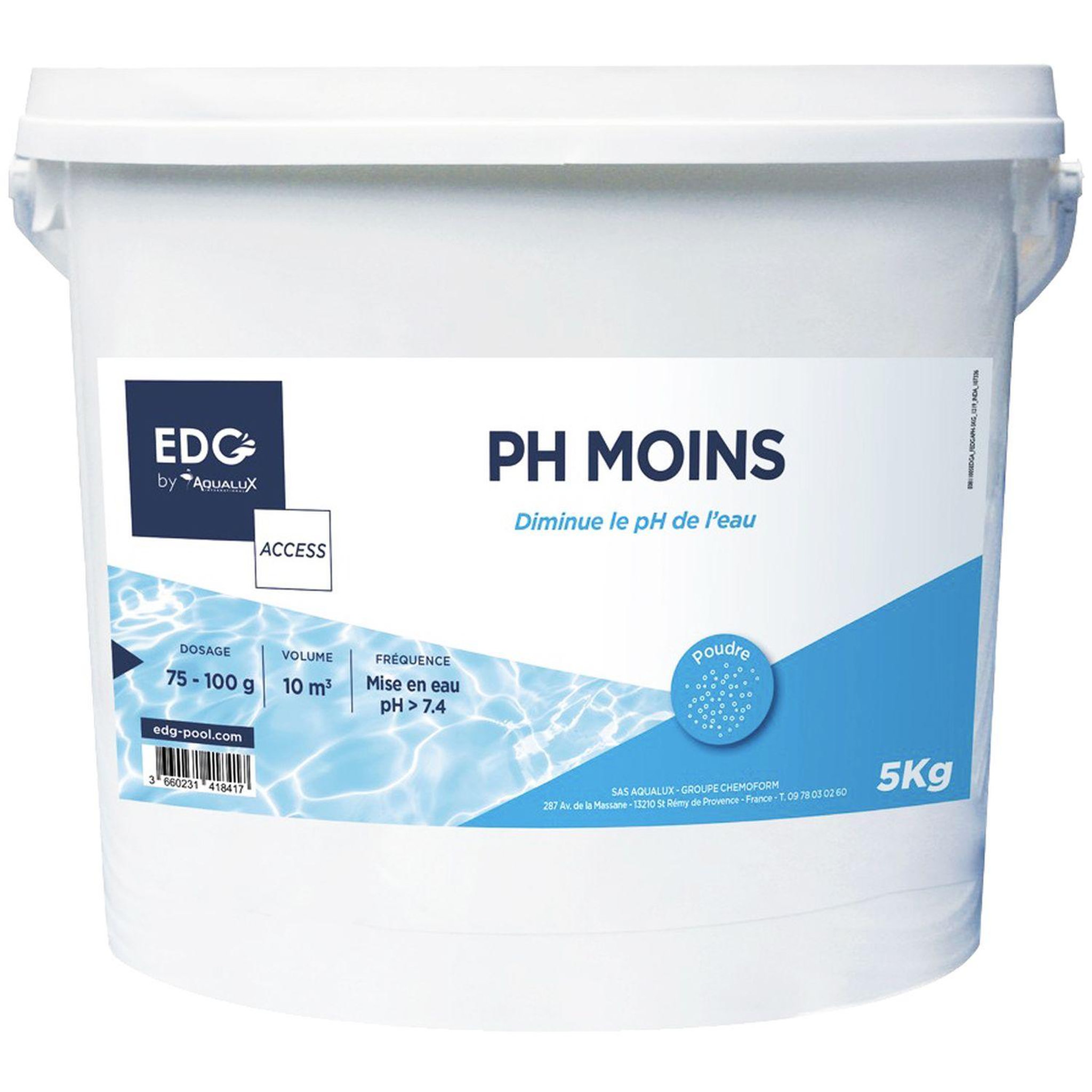 ACCESS Réducteur de PH en poudre 5 kg