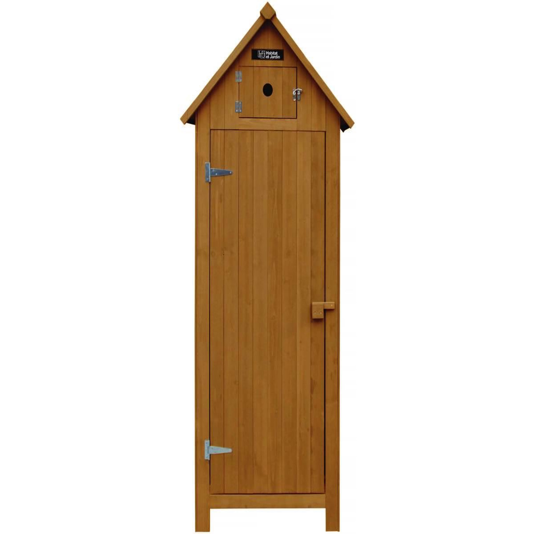 Voir la diapositive 1 : Habitat et Jardin Armoire de jardin  cabanon  - 77 x 54.5 x 179 cm - marron