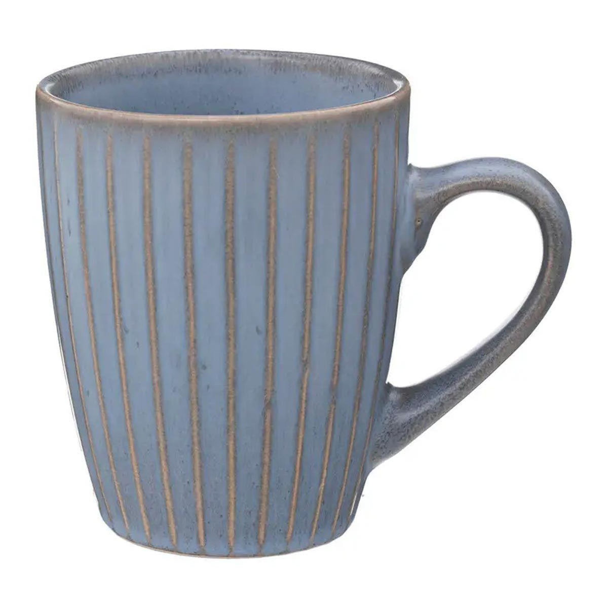 SECRET DE GOURMET Lot de 6 Mugs en Céramique  Seav  38cl Bleu