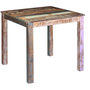 Voir la diapositive 1 : VIDAXL Table de salle a manger Bois de recuperation massif 80x82x76 cm