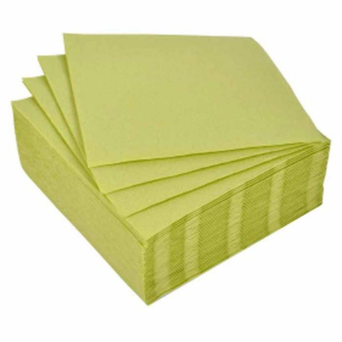 Paris Prix Lot de 40 Serviettes en Papier  Vitamine  25x25cm Tilleul