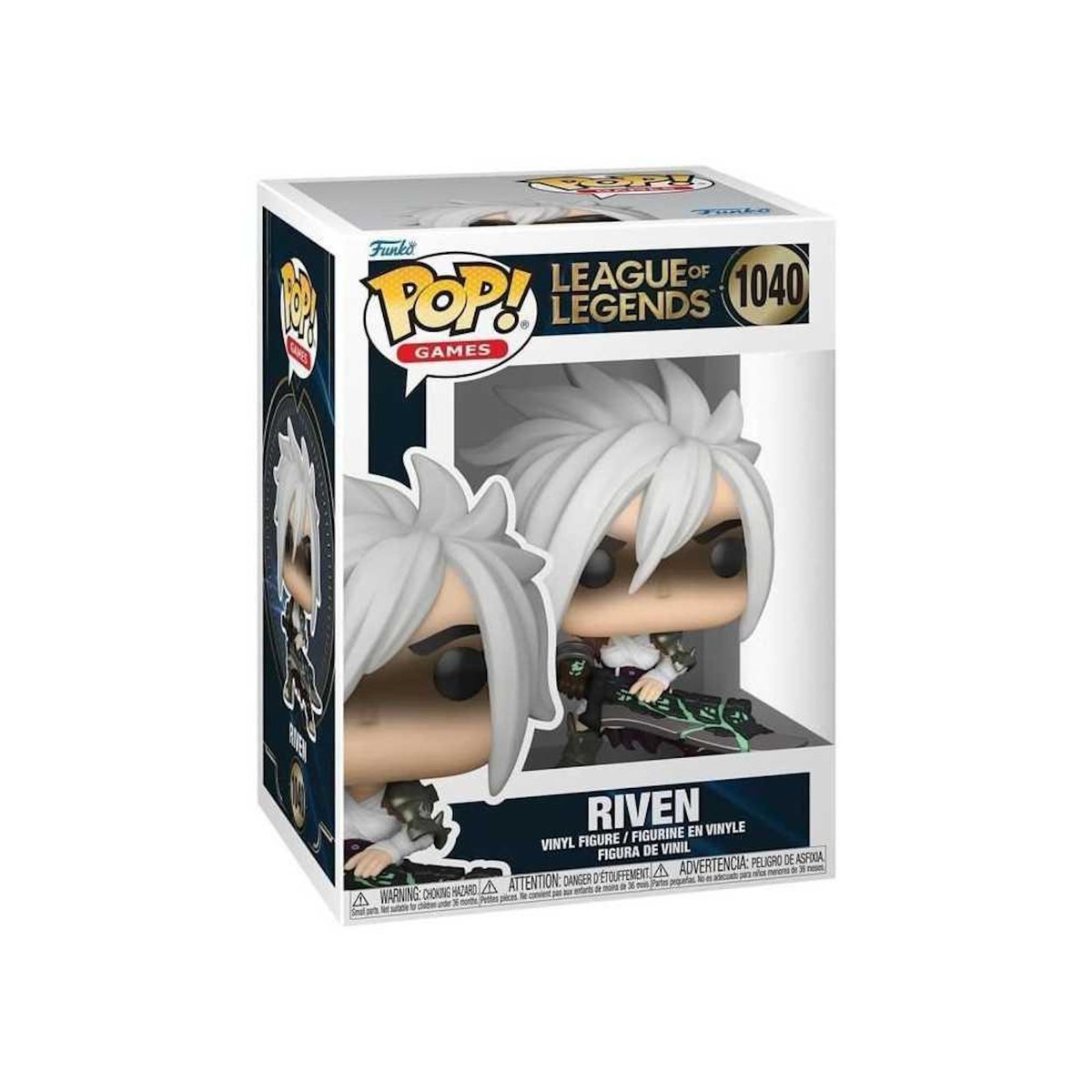 Funko Figurine Funko Pop! - League of Legends - Riven - 9 cm - Vinyle - Emballage boîte-fenetre