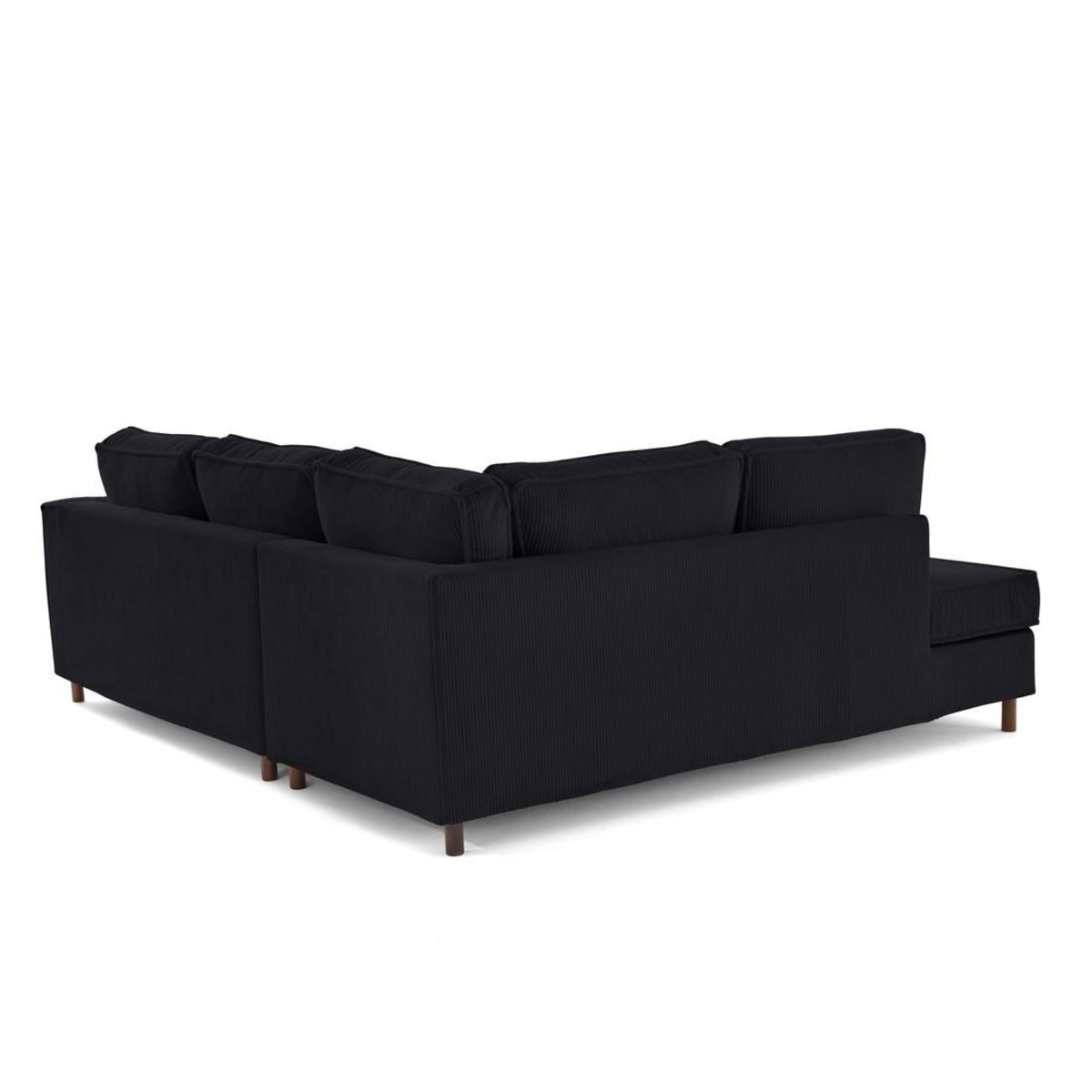 LISA DESIGN Jake - canapé déhoussable d'angle gauche 5 places en velours côtelé