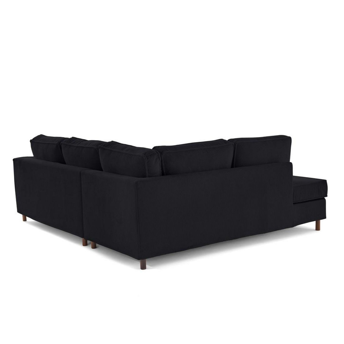 LISA DESIGN Jake - canapé déhoussable d'angle gauche 5 places en velours côtelé