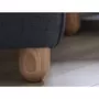 BEST MOBILIER Olli - canapé d'angle gauche - convertible - avec coffre - 5 places - en tissu -