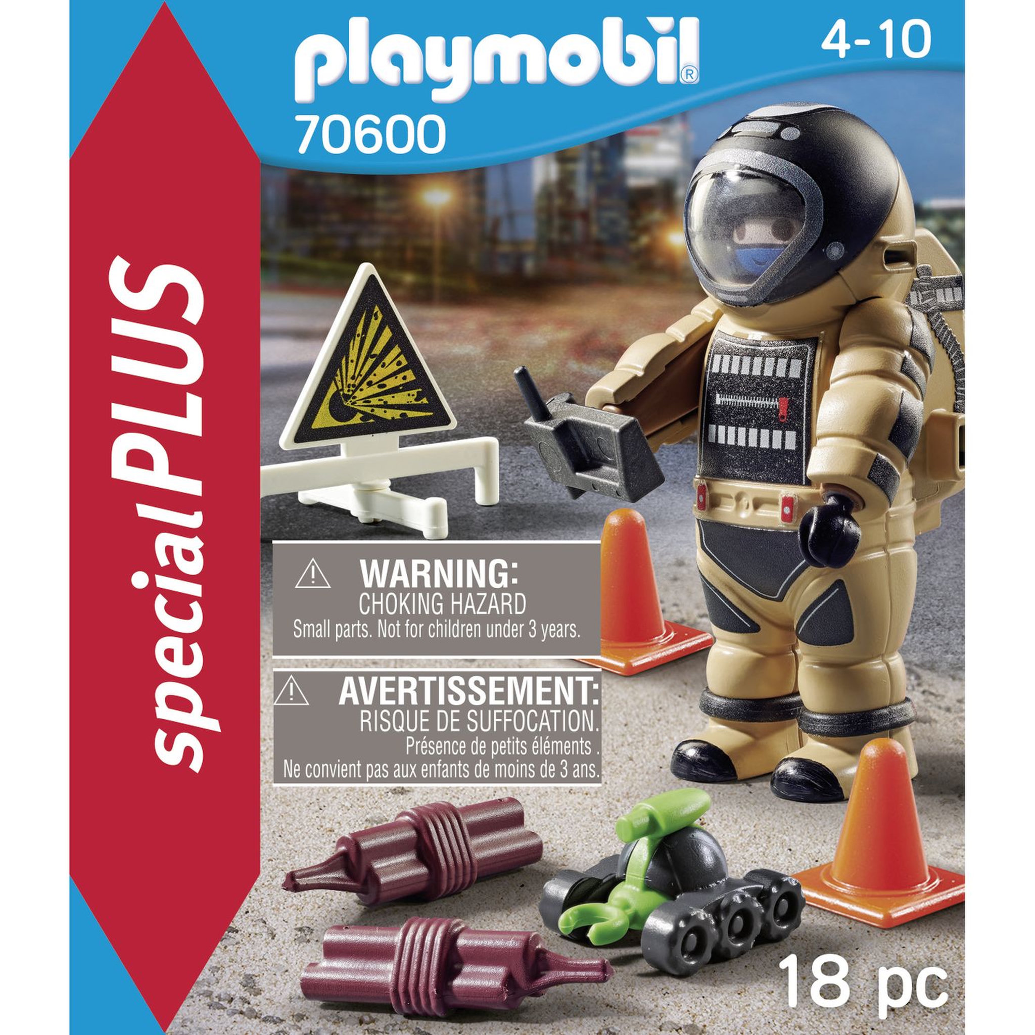 Voir la diapositive 2 : PLAYMOBIL 70600 - Special Plus Démineur