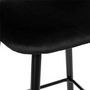 Voir la diapositive 3 : Paris Prix Lot de 2 Chaises de Bar  Kara  110cm Gris Ardoise