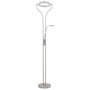 Voir la diapositive 3 : VIDAXL Lampadaire 18 W argente 180 cm variable