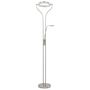 Voir la diapositive 3 : VIDAXL Lampadaire 18 W argente 180 cm variable
